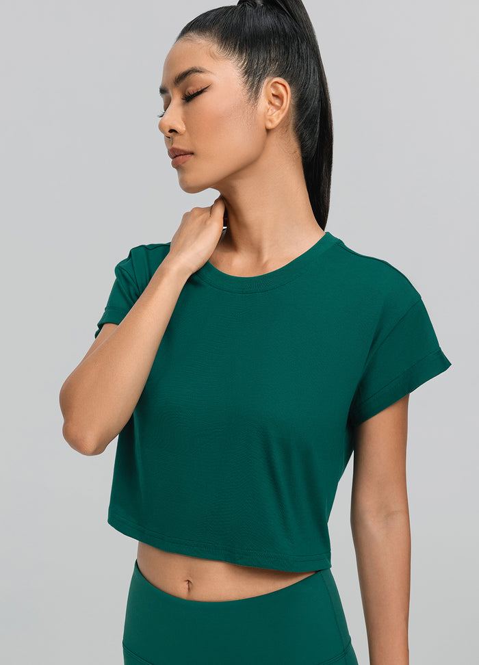 T-Shirt in Cotone Corta