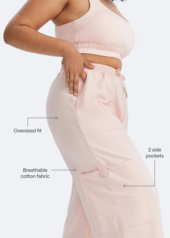 Lässige Sweathose mit Kordelzug an der Taille